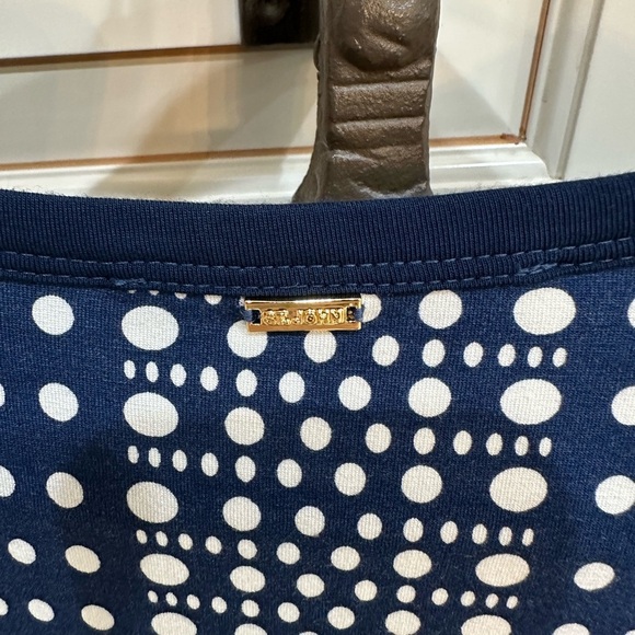 ST. JOHN Dotted 3/4 Sleeves Top (T3) - Picture 4 of 7